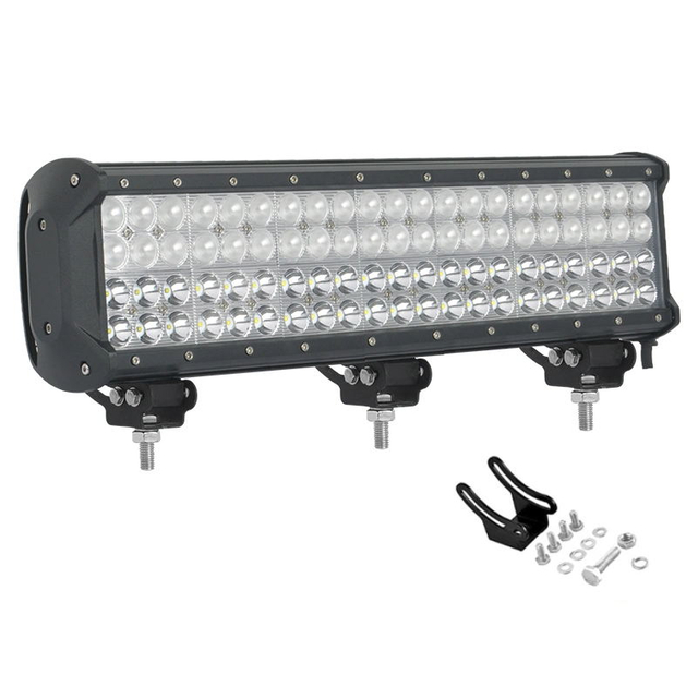 Barre lumineuse LED &agrave; quatre rang&eacute;es de 20 pouces 252W pour &eacute;quipement lourd