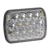 Ceannlampa sti&uacute;ir 5X7 Inch Hi/Lo Beam Truck Square le haghaidh Jeep