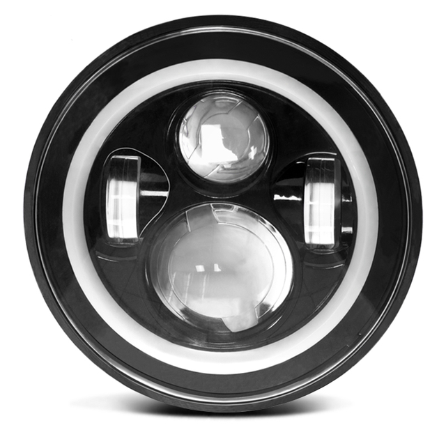 Jeep Wrangler SUV мотоциклийн 40Вт 7 инчийн дугуй LED гэрэл 