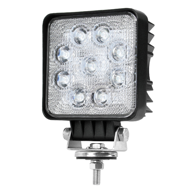 أجزاء الرافعة الشوكية 4 بوصة 27 وات LED مصباح أمامي للسيارة يعمل للجرار