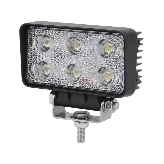 4 ইঞ্চি কার স্কয়ার 18W মোটরসাইকেল 12V 24V ট্রাক রিভার্স LED স্পট ফ্লাড ওয়ার্ক গলফের জন্য ড্রাইভিং লাইট