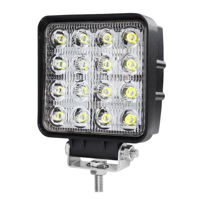 4 بوصة الطرق الوعرة مصباح أمامي للقيادة مصباح 48 واط LED 12 فولت مربع الأضواء SUV ضوء العمل للشاحنة