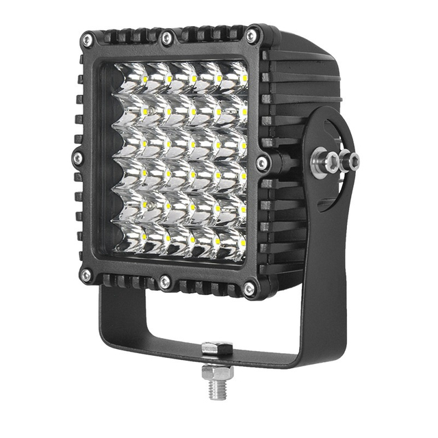 چراغ کار رانندگی 5 اینچی 108W مربعی SUV ATV 4X4 LED