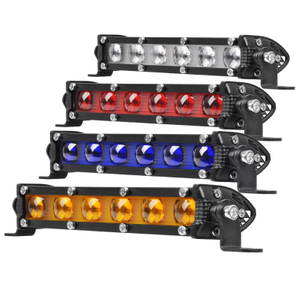 Shirit mini-drite pune me nj&euml; rresht t&euml; vet&euml;m 7 in&ccedil; LED 18W p&euml;r makin&euml; jasht&euml; rrug&euml;s