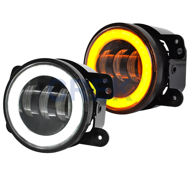 30 ዋ 4 ኢንች ክብ ከመንገድ ውጪ LED ጭጋግ ብርሃን ለጂፕ SUV መብራት