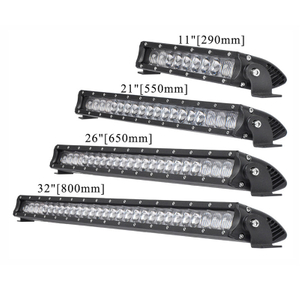 12V 24 Volt Single Row Waterproof LED Driving Light Bar សម្រាប់ឡាន