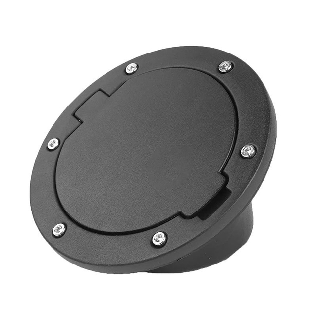 Penutup Tangki Gas Aluminium Hitam untuk Jeep Wrangler 07-17