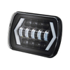 Auto Parts 5X7 pulgadas 55W Proyector cuadrado Cami&oacute;n Faro LED para Toyota